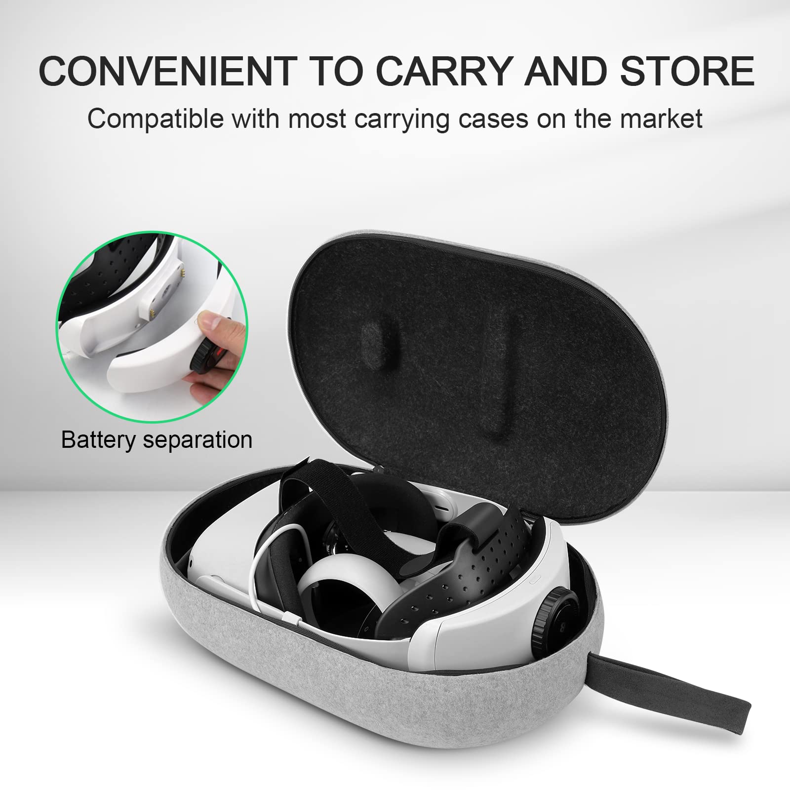 Amazon | Oculus/Meta Quest 2用バッテリー付きヘッドストラップ